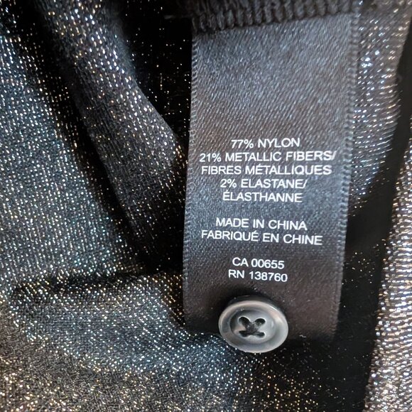 RW&CO Silver Metallic Long-Sleeve Blouse - Picture 5 of 5